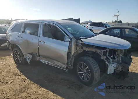2018 Toyota Highlander Se from USA, damaged, VIN 5TDKZRFH5JS534366